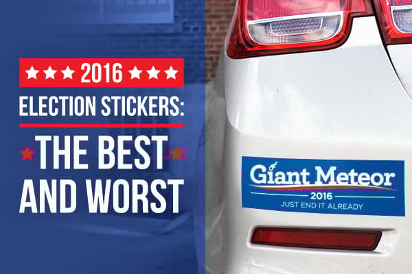 2016 Election Stickers: The Best and Worst