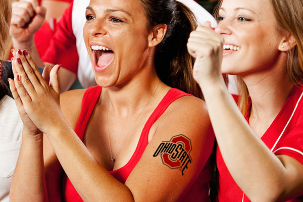 March Madness Custom Temporary Tattoos