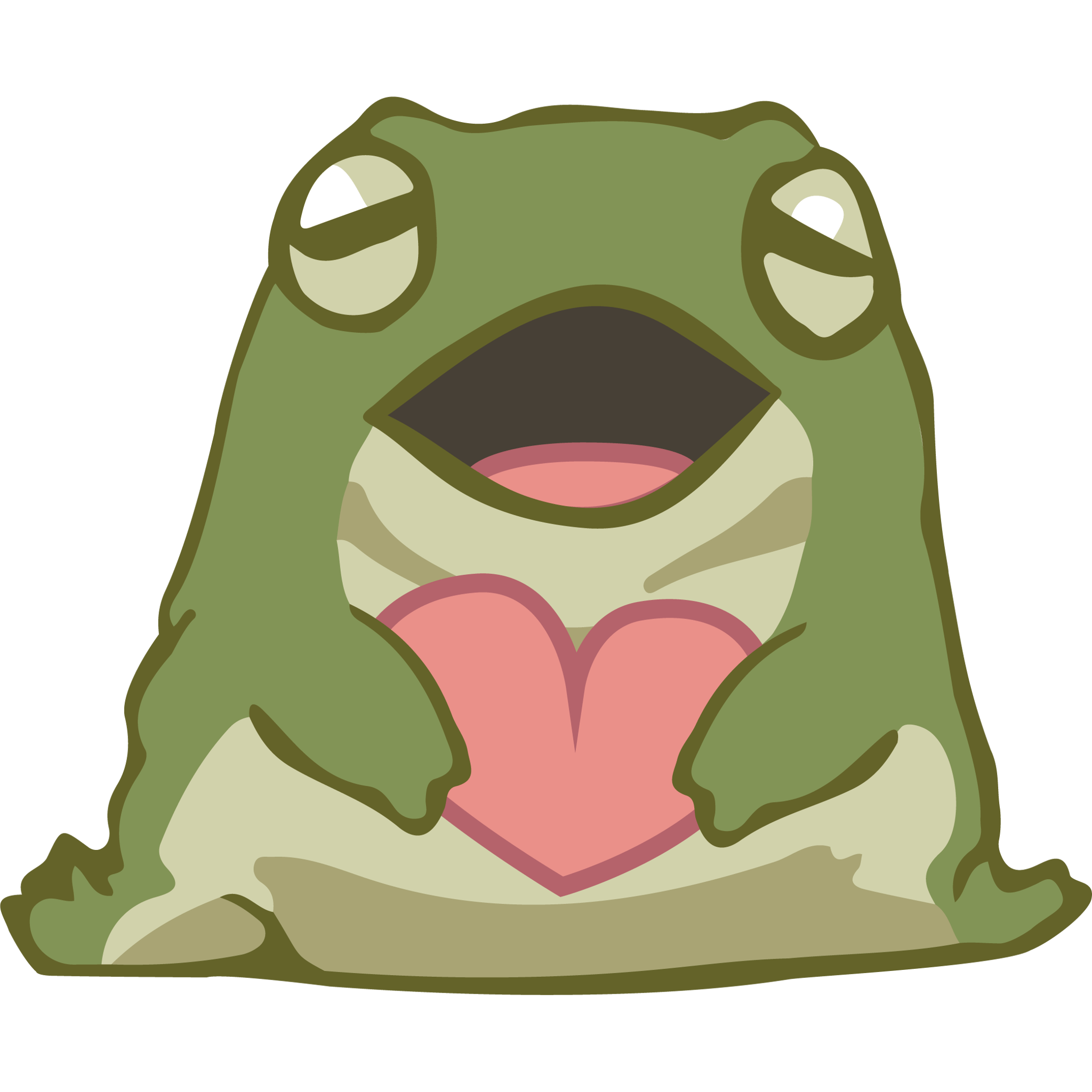 Frog With Heart