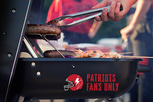 Image of a vinyl graphic on a BBQ