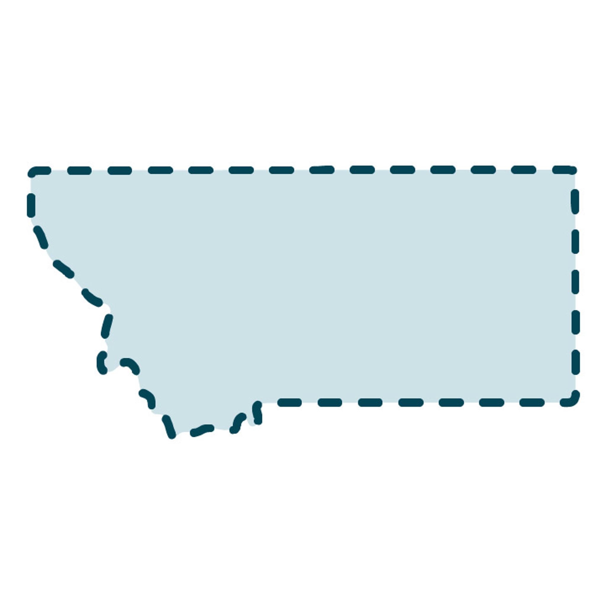 USA Montana State Template