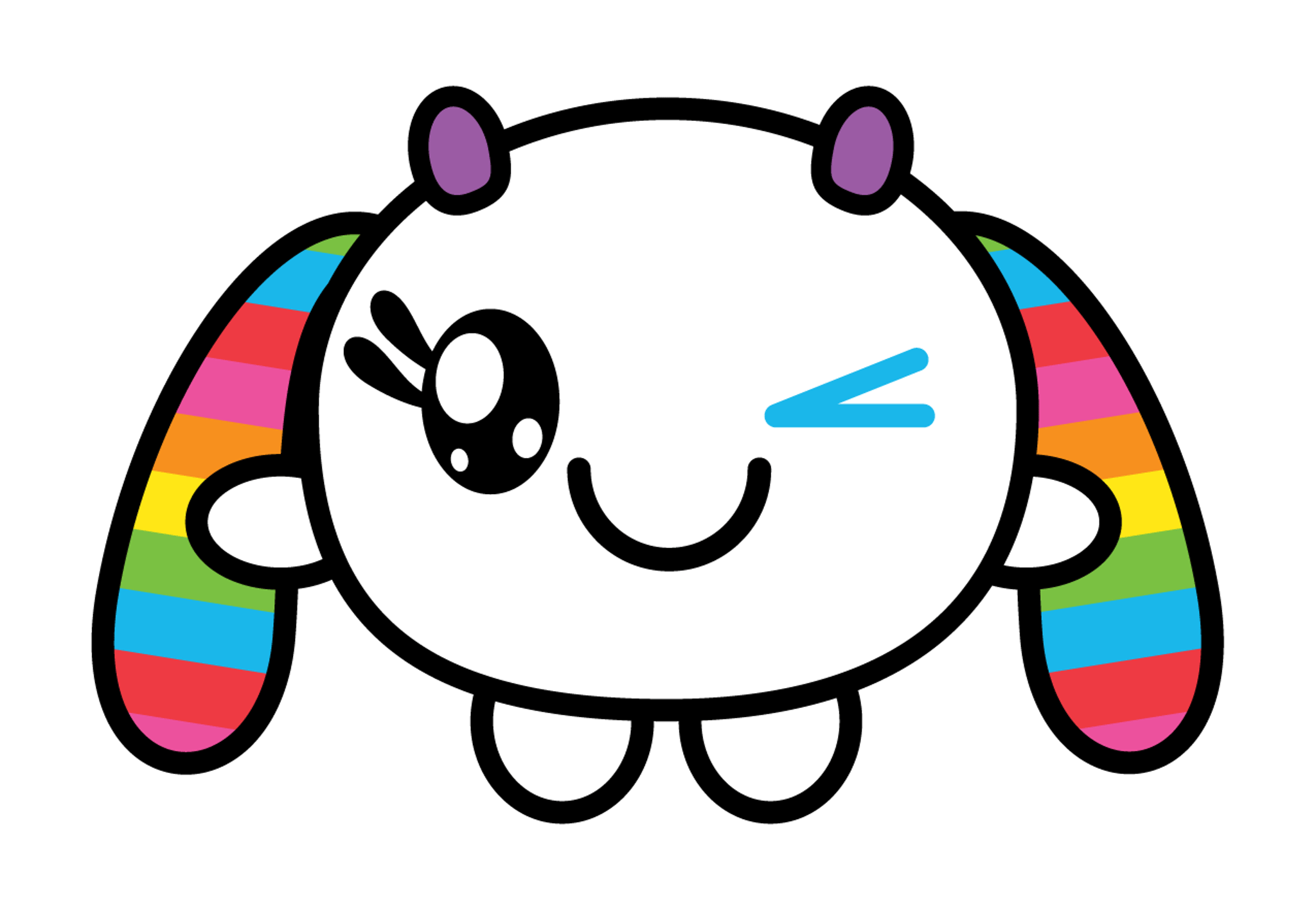 Friendlees Wink Rainbow Ears