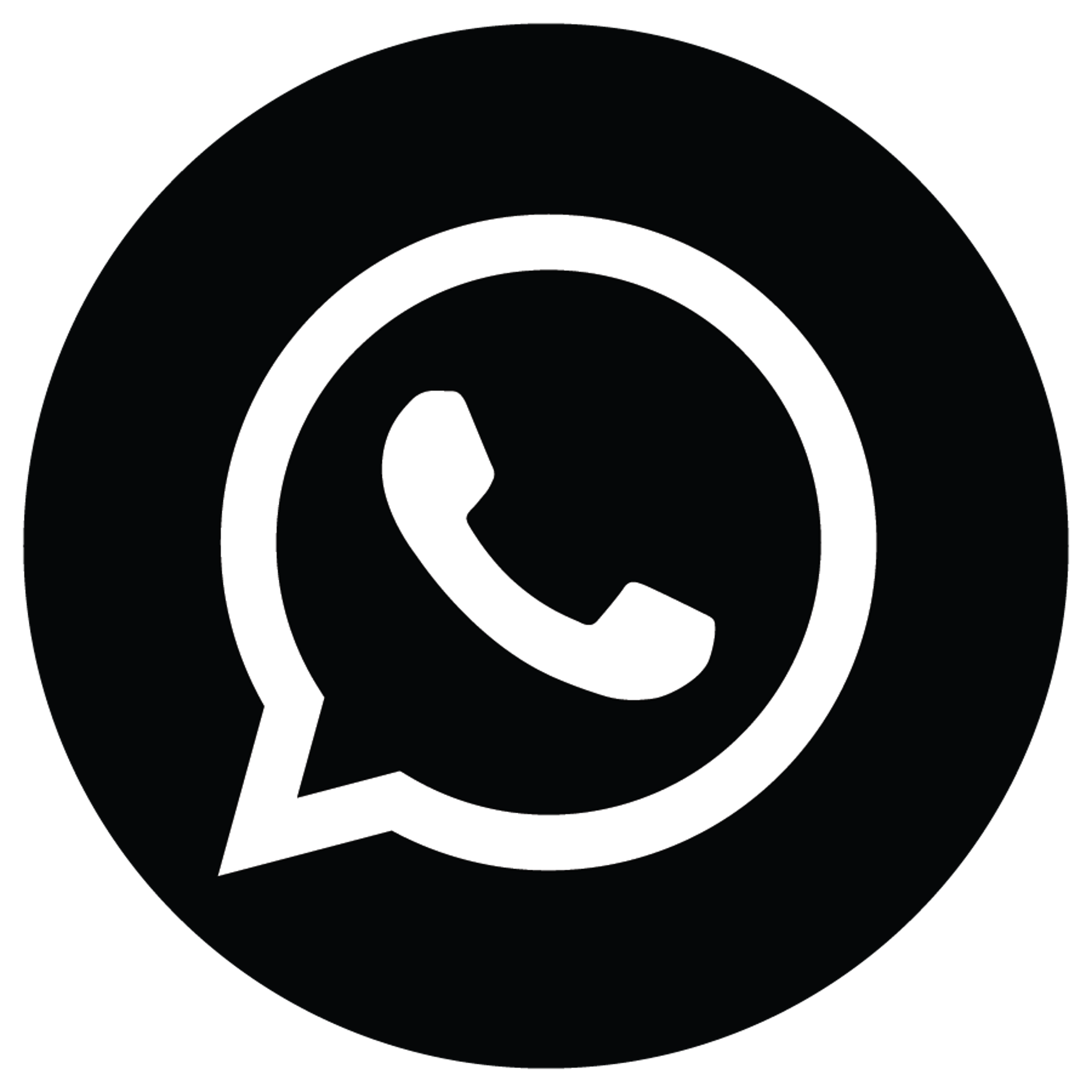 WhatsApp Black Circle