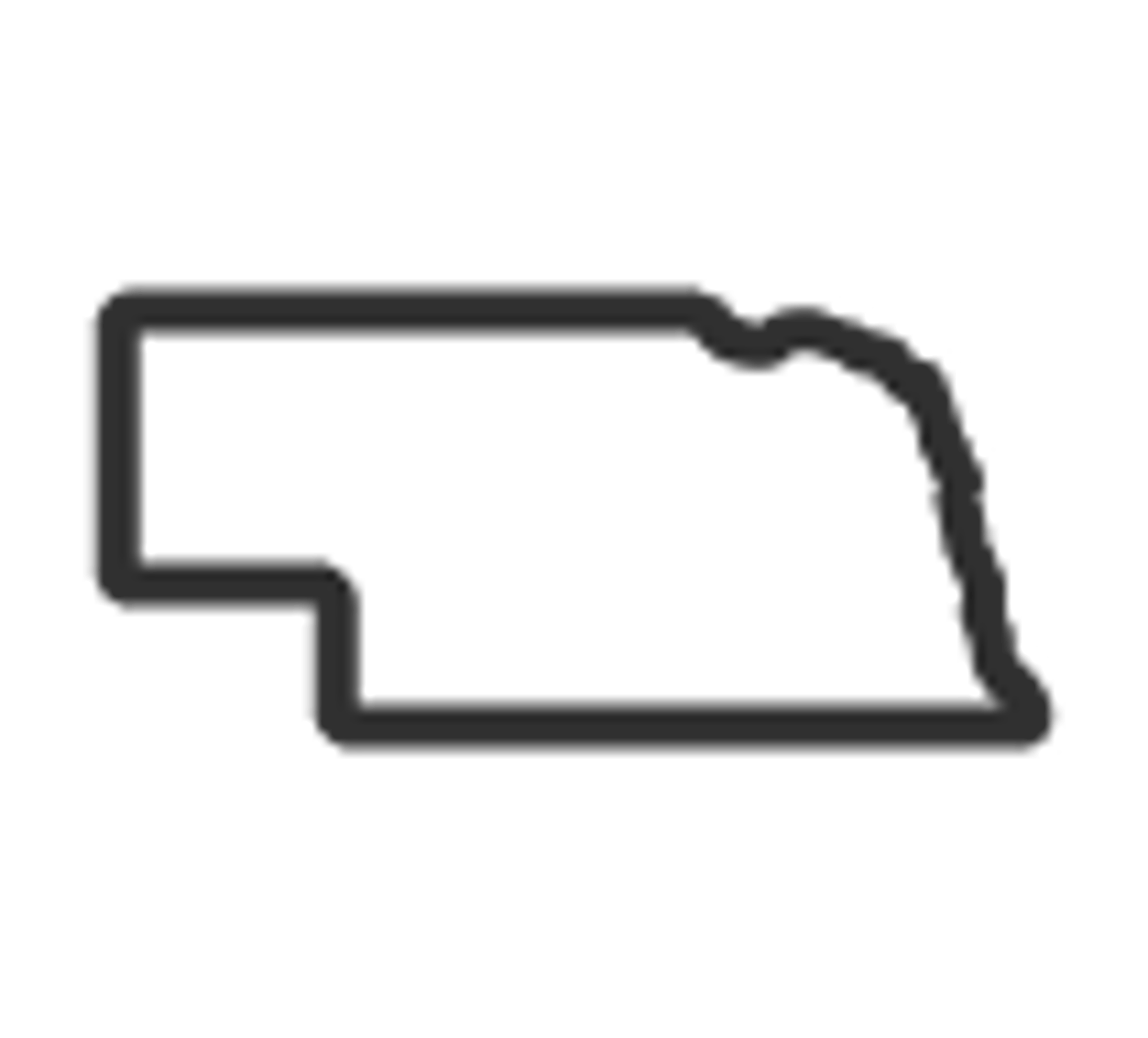 USA Nebraska State Template