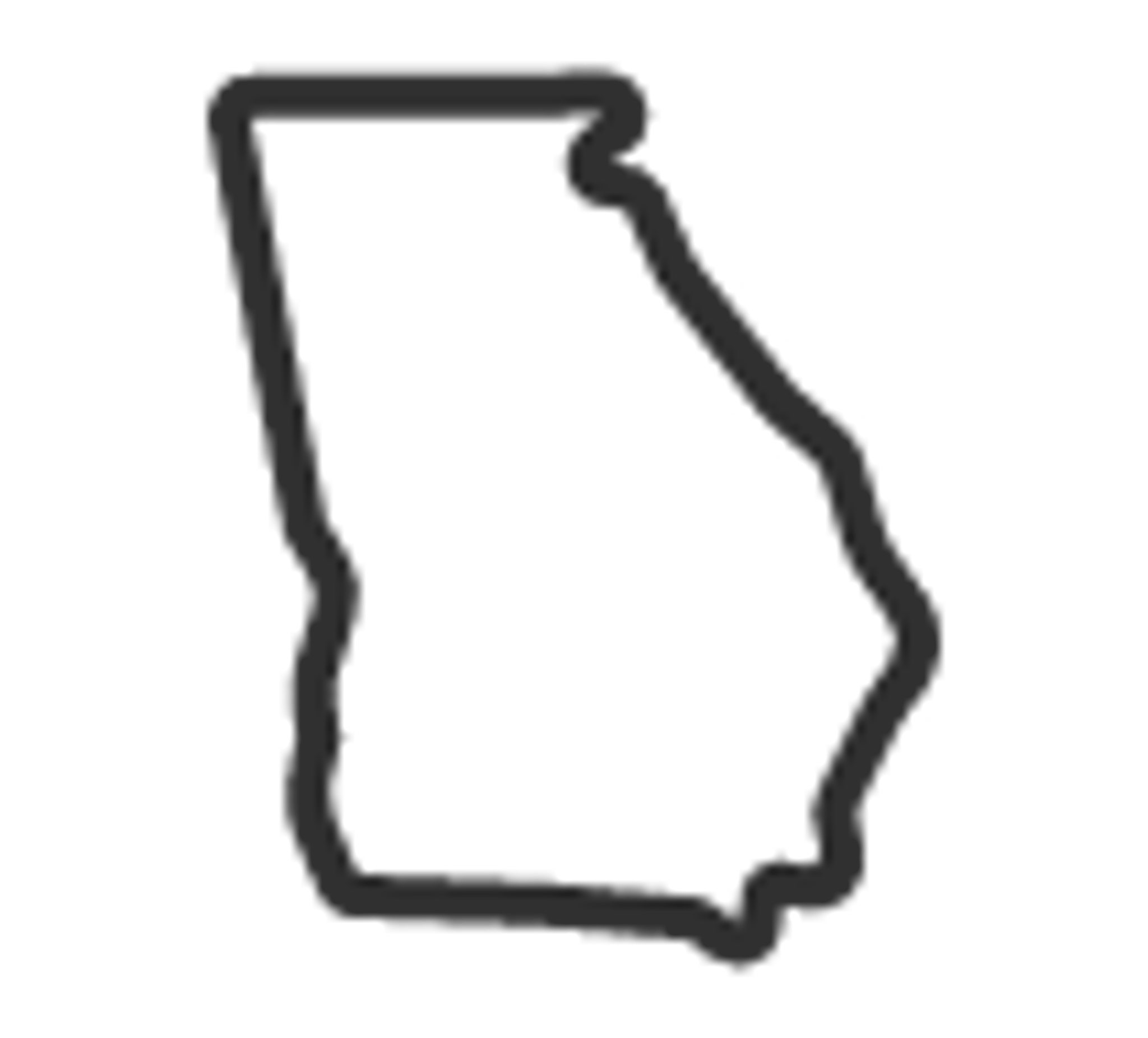USA Georgia State Template