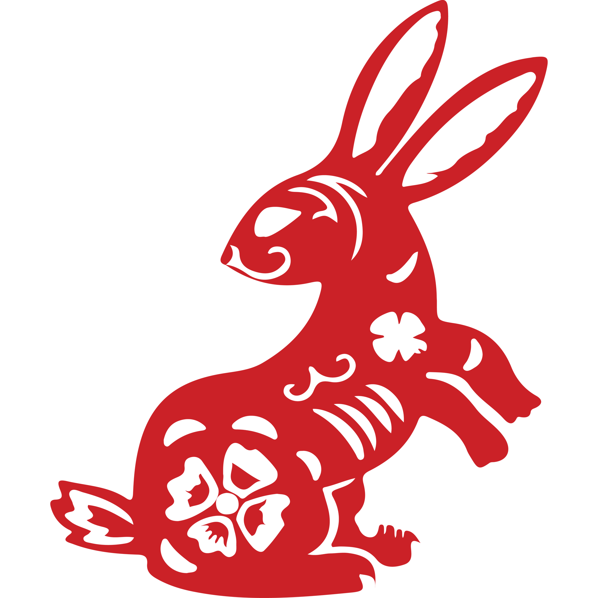 Cutout Rabbit Standing