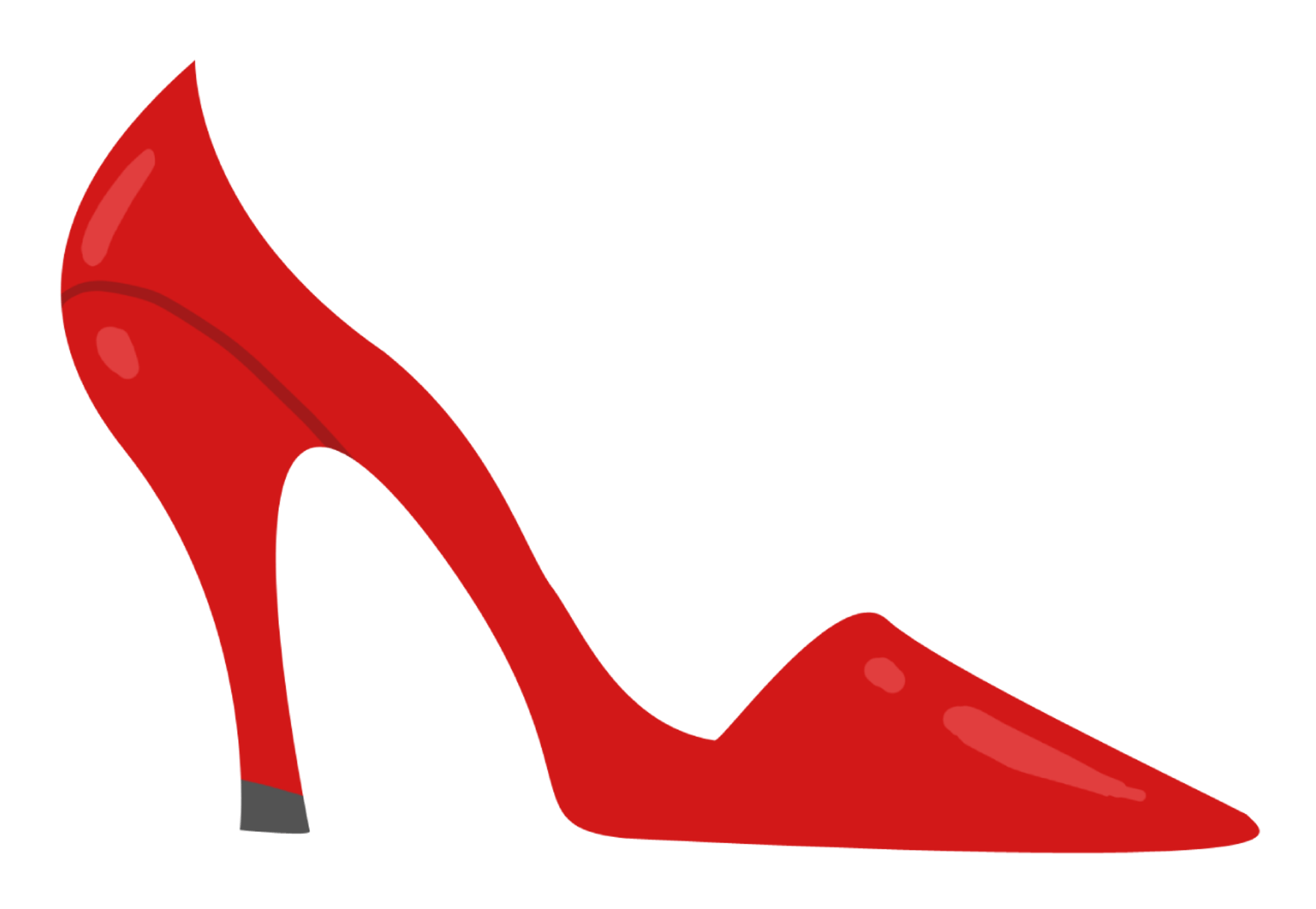 red shoes