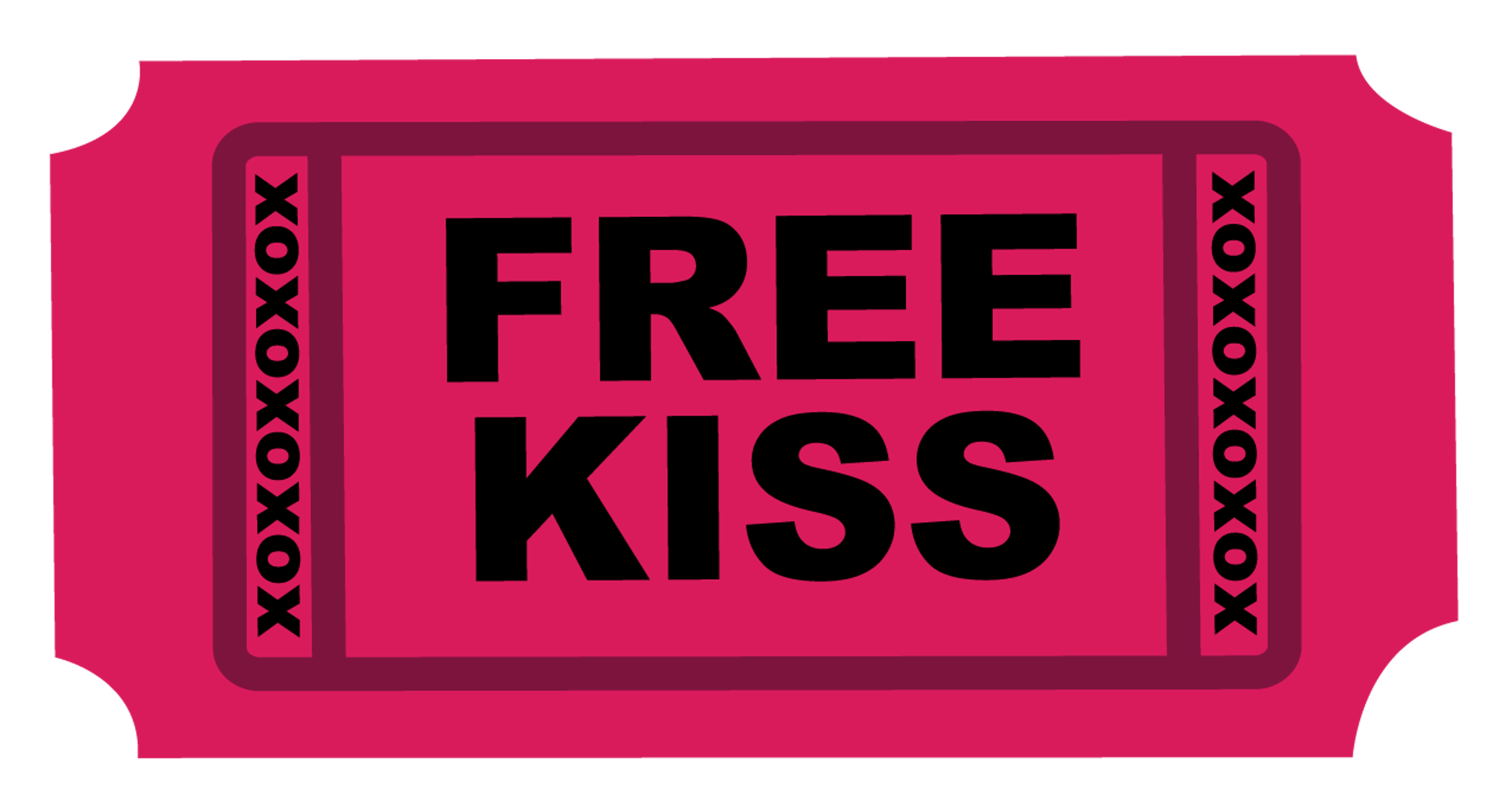 Free Kiss Love Ticket