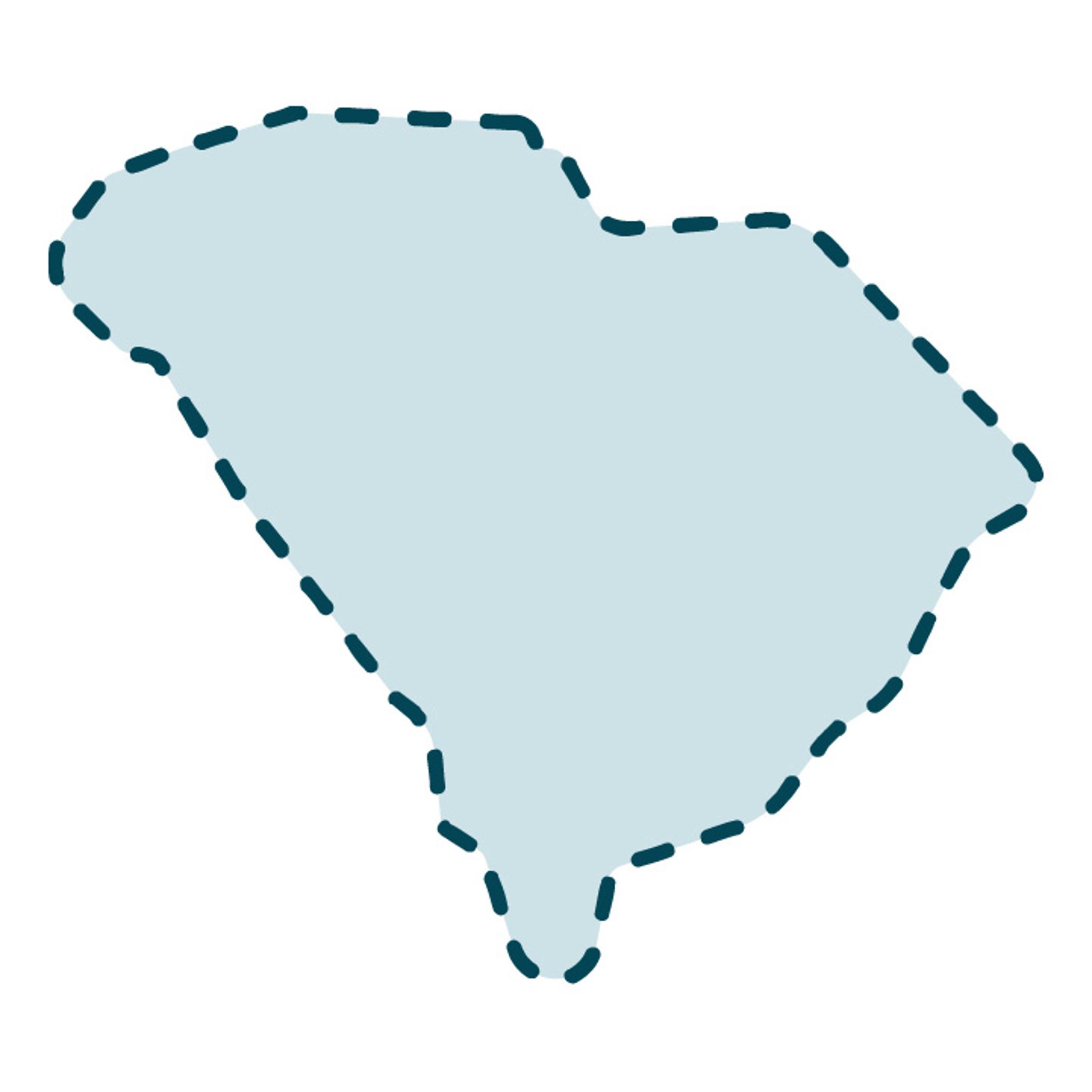 USA South Carolina State Template