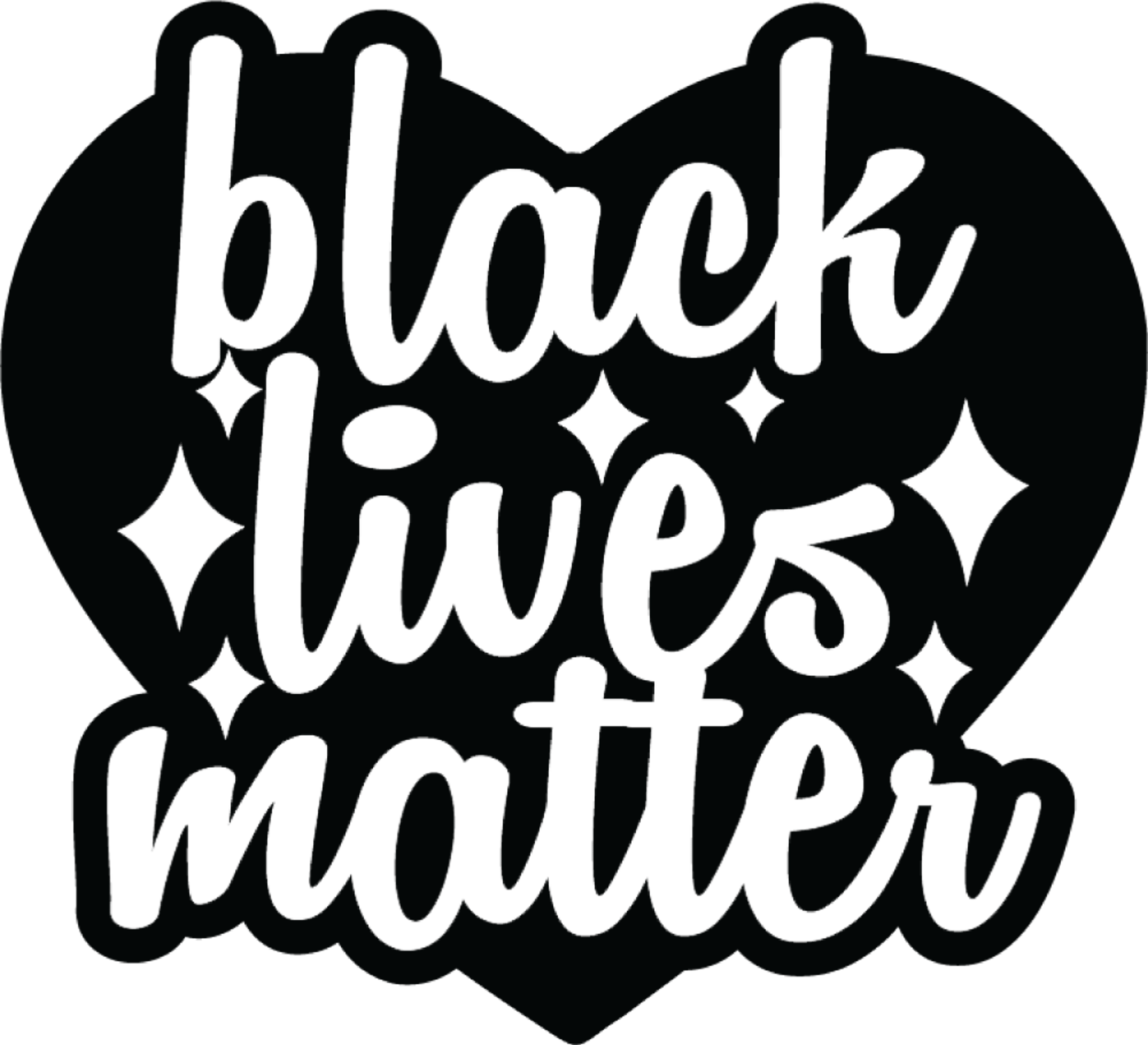 Black Lives Matter Heart
