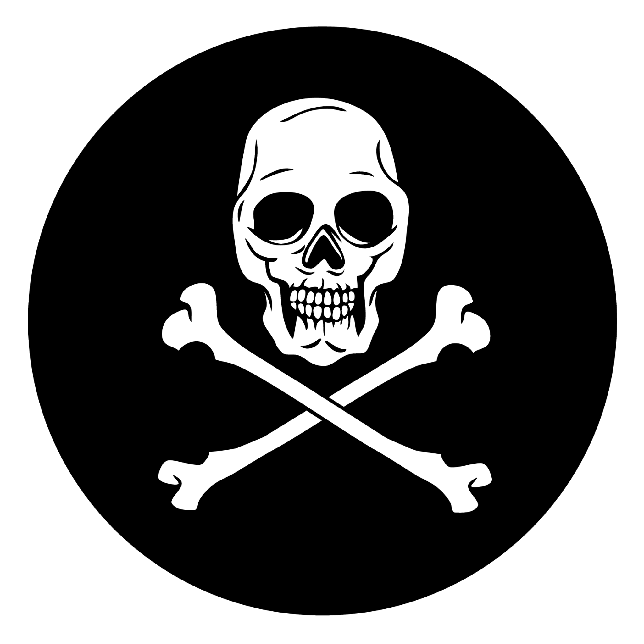 Jolly Roger Skull Crossbones