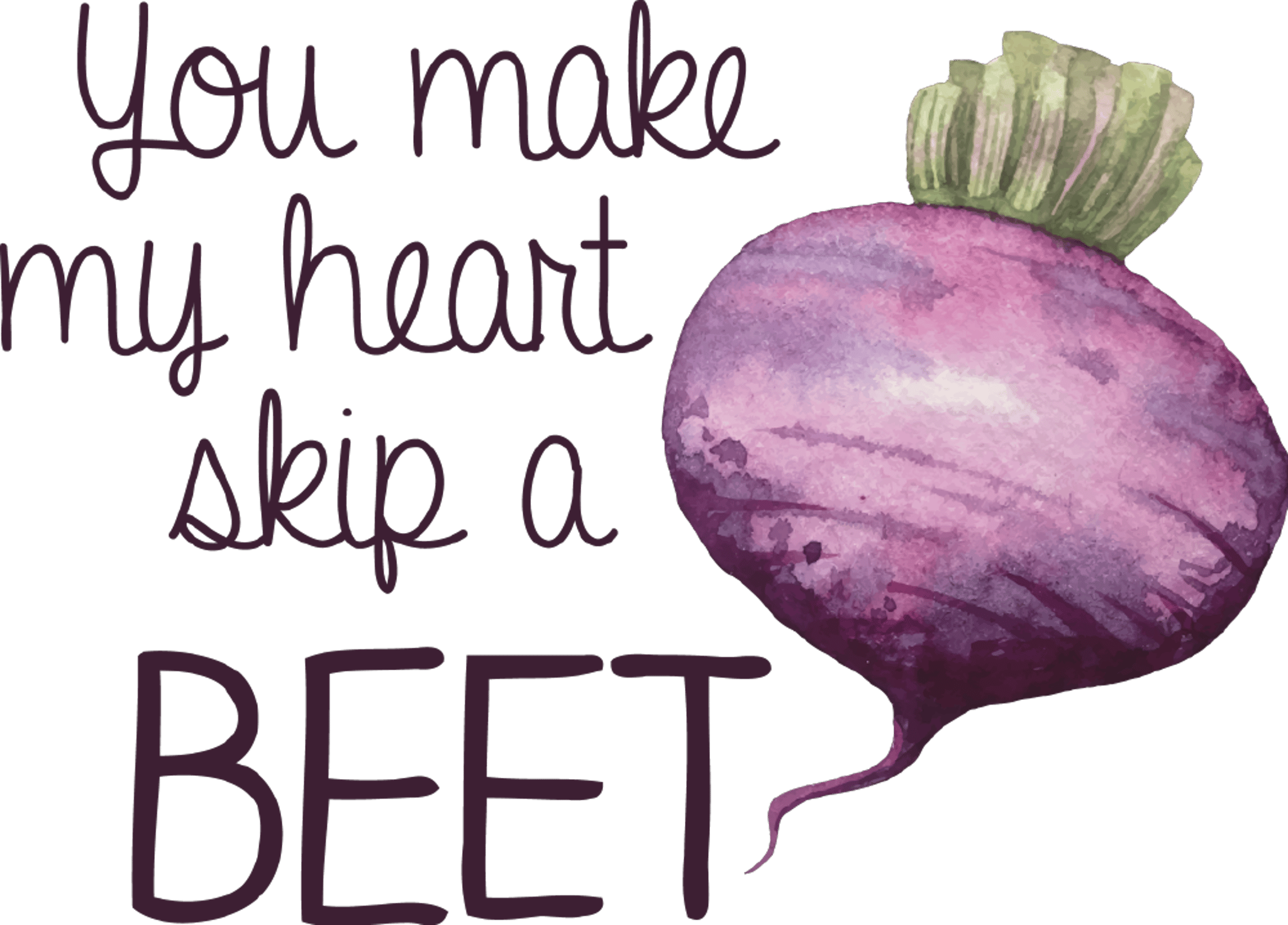 Heart Skip A Beet Valentine