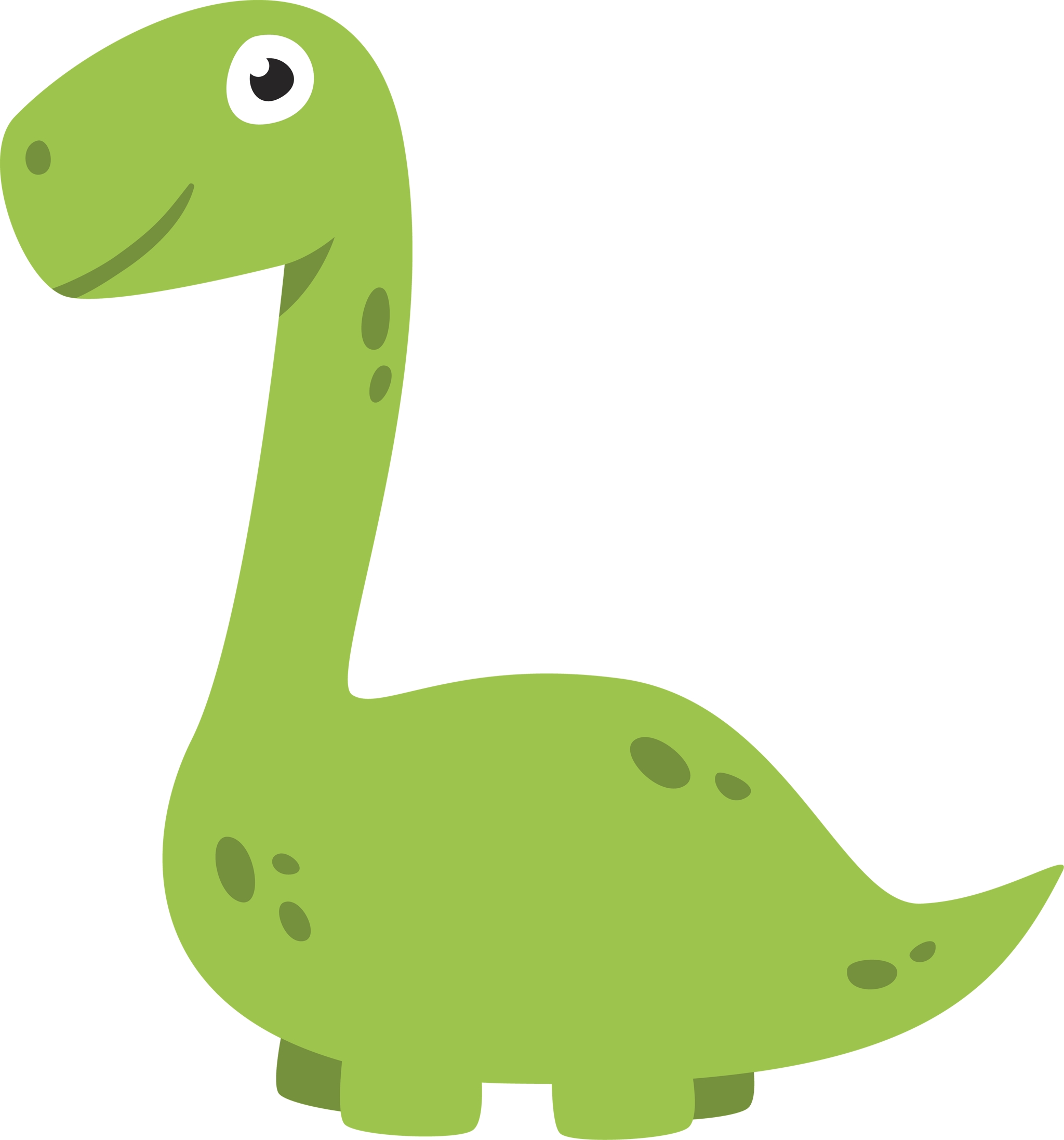 Green Brontosaurus Dinosaur