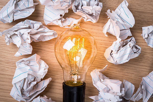 label design brainstorm session