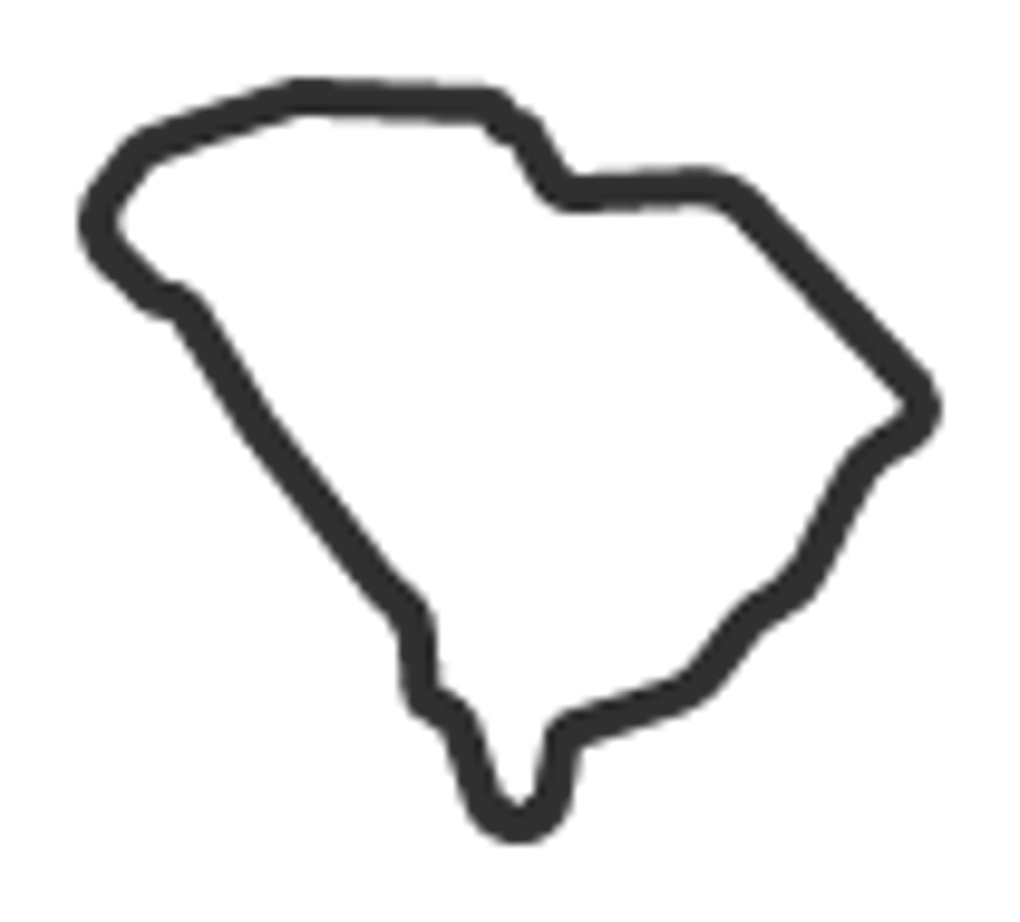 USA South Carolina State Template