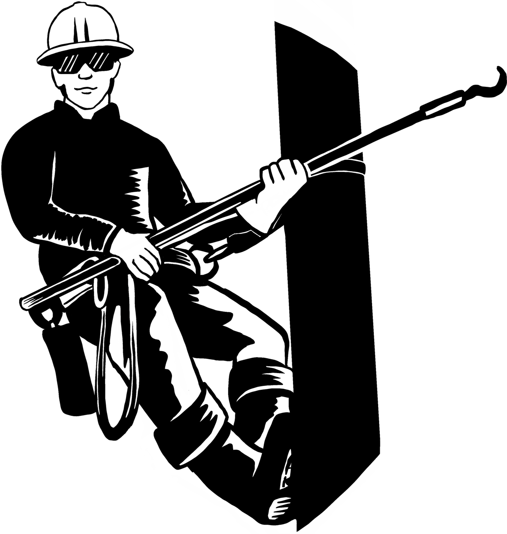 Linemen Silhouette 9
