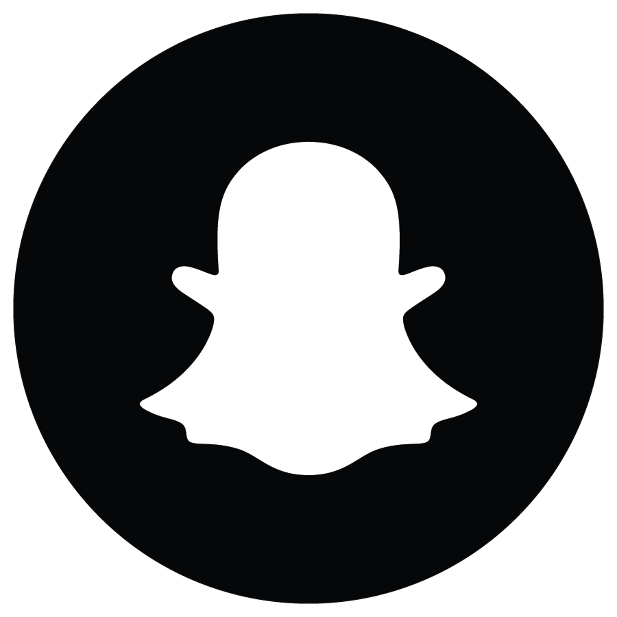 Snapchat Black Circle