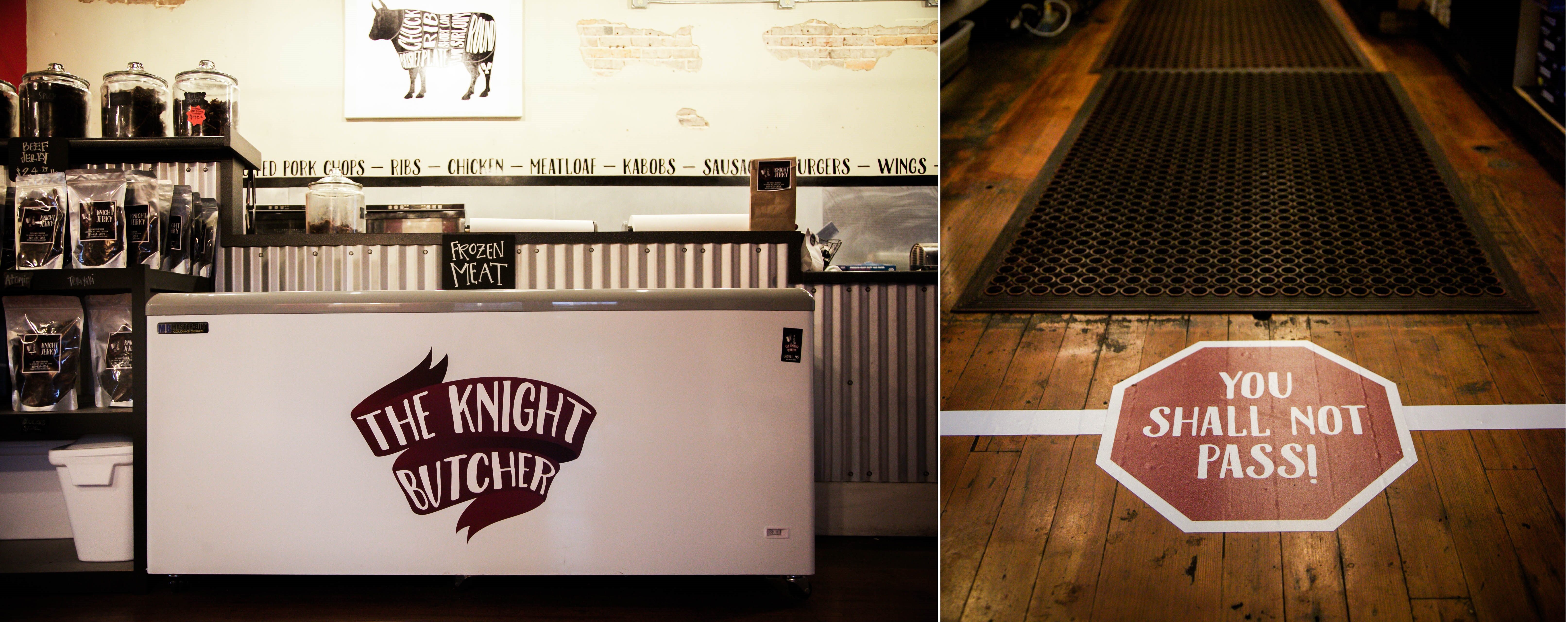 Custom wall decal and custom floor decal