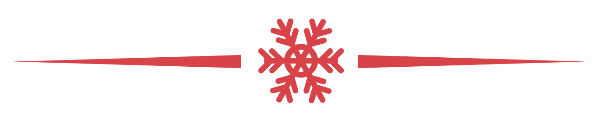 Christmas Snowflake Divider