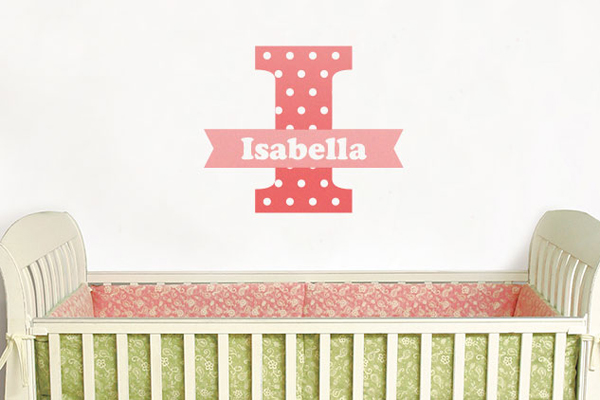 signature wall decal wall decal, custom wall decal, wall art, nursery wall decal, large format decal, wall sticker
