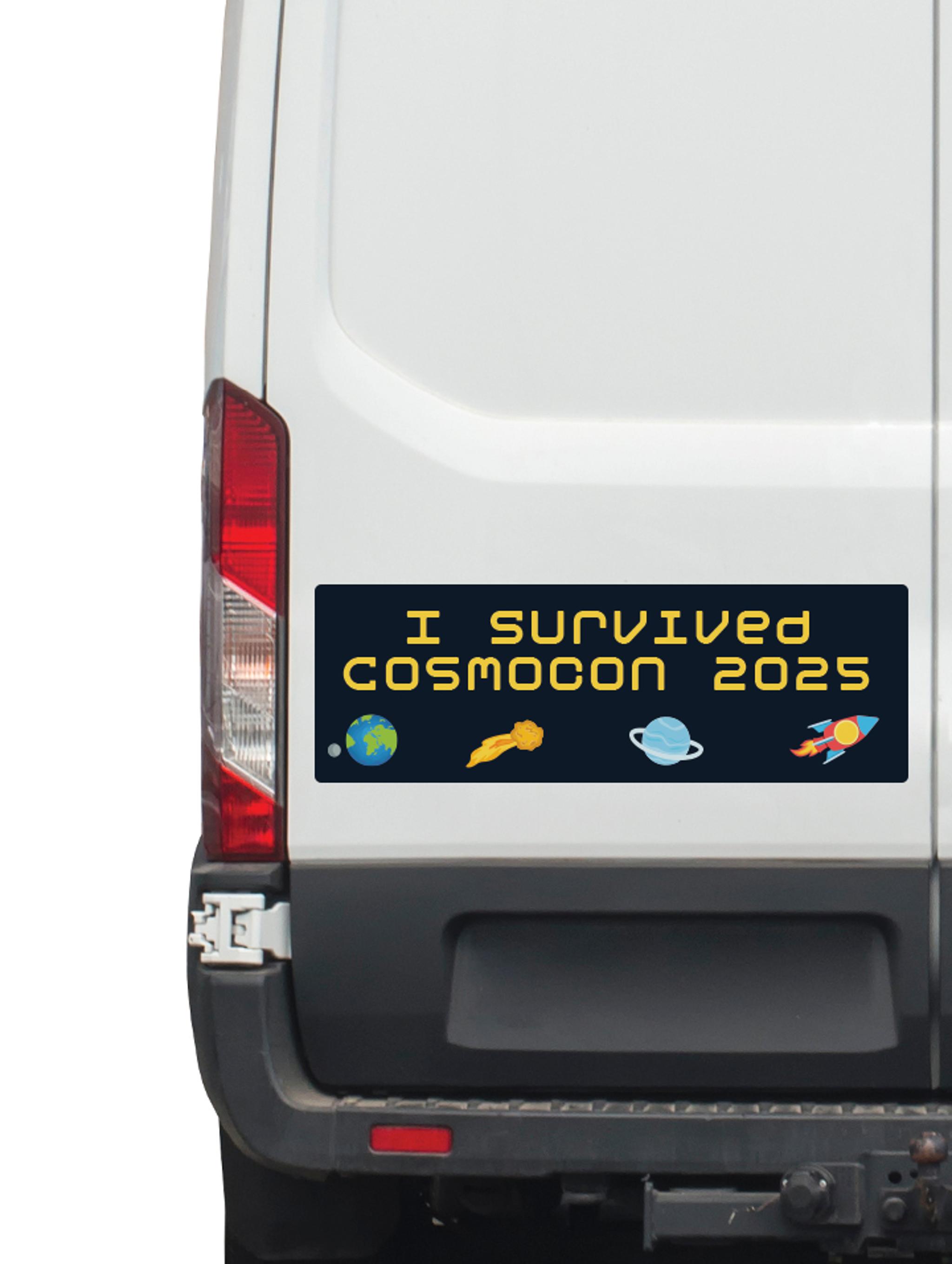 Extra-Large Rectangular Bumper Sticker – 12" × 4"