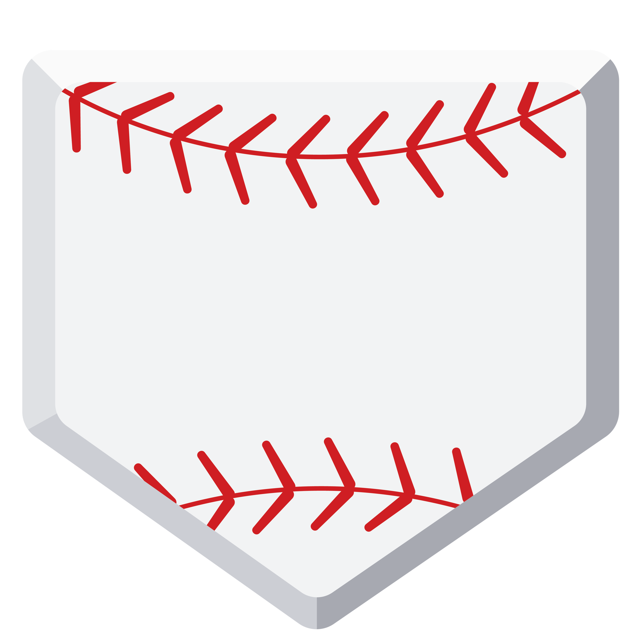 Baseball Home Plate Threads