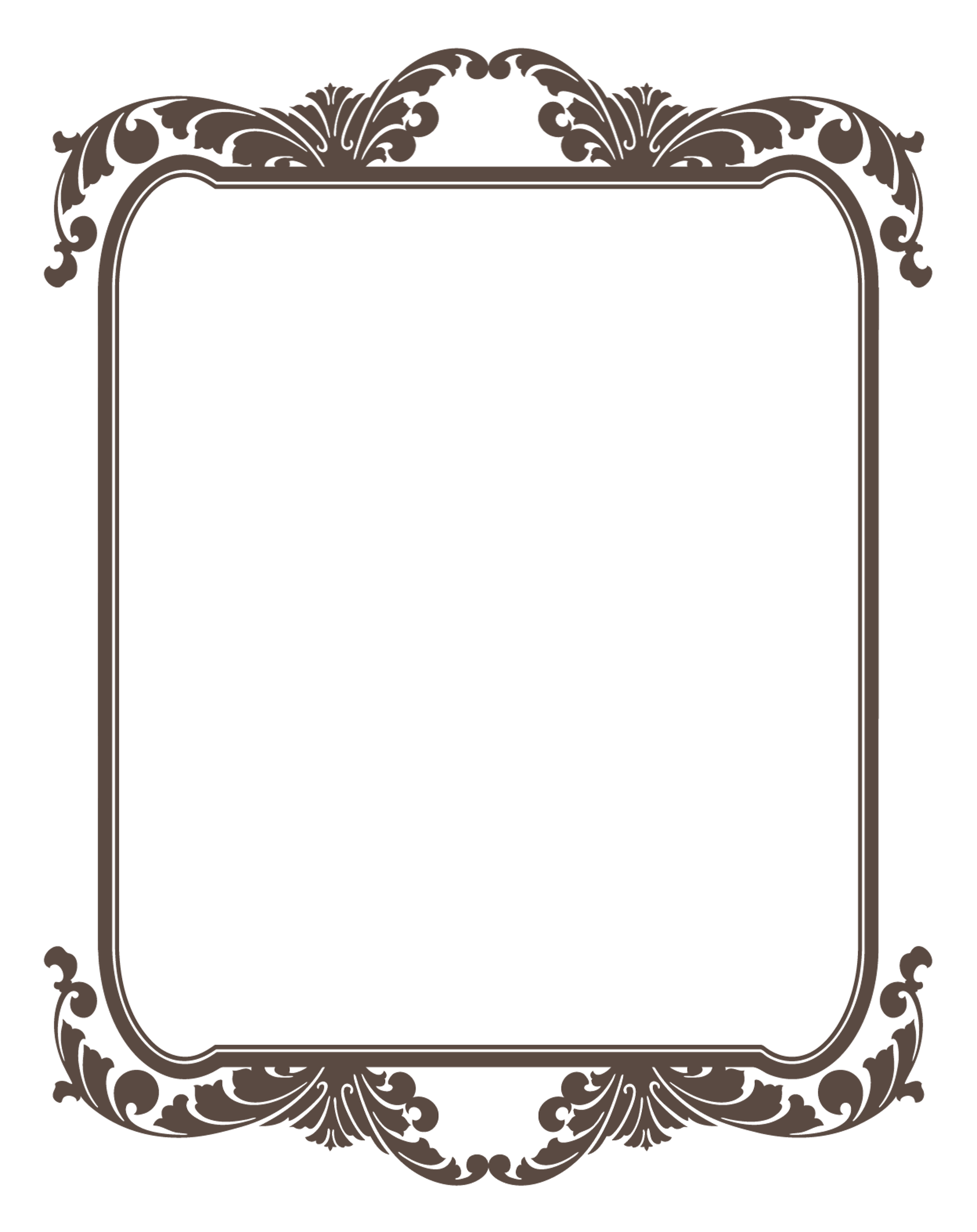 Floral Wine Border