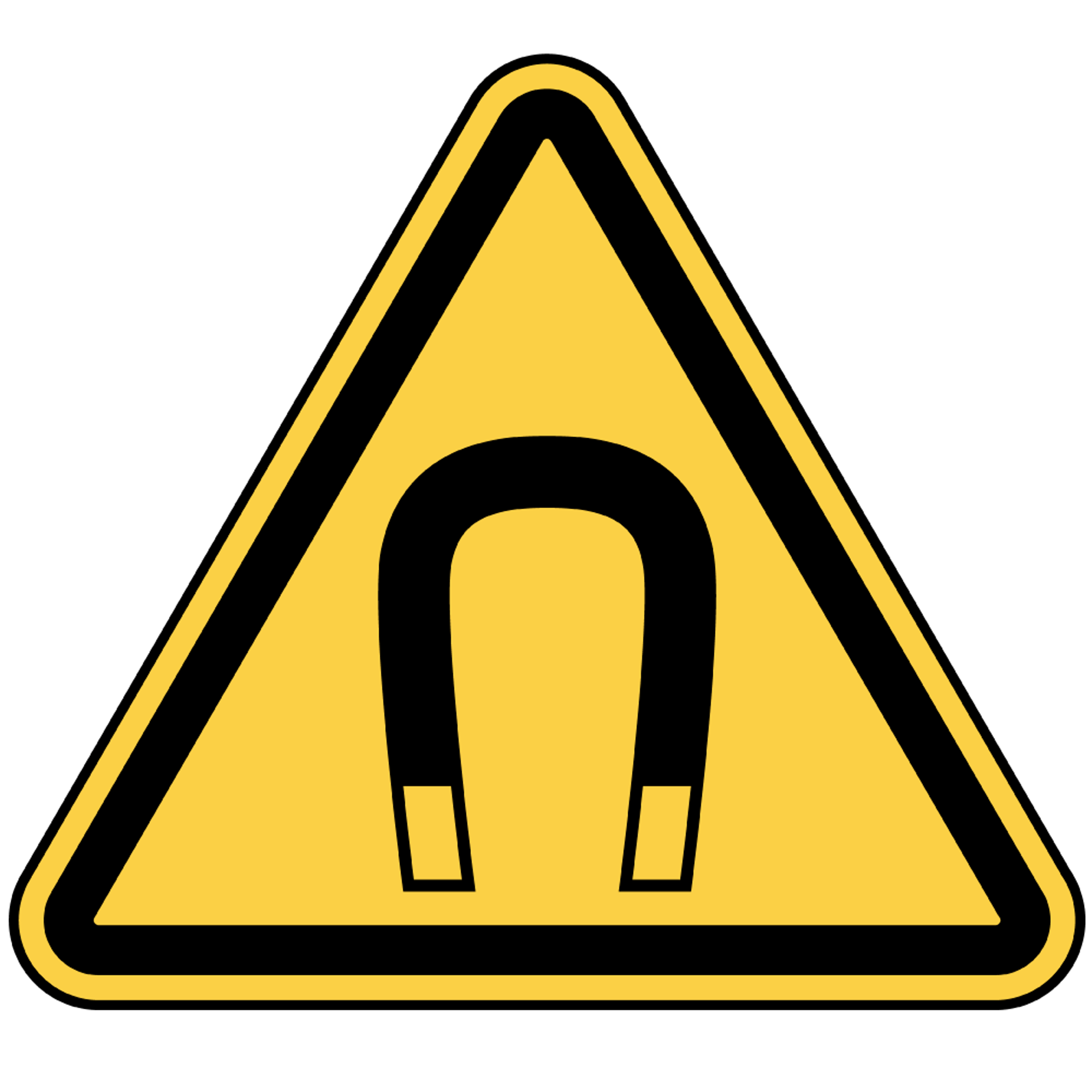 Warning Strong Magnetic Field Cntstack