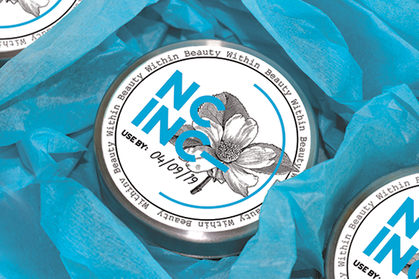 Expiry date sticker on a product