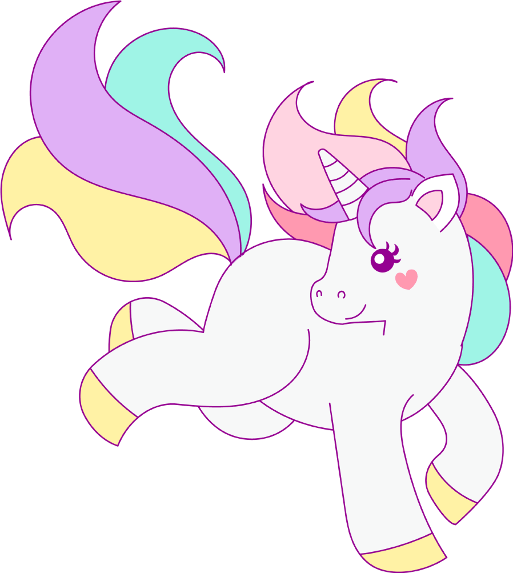 Unicorn Playing