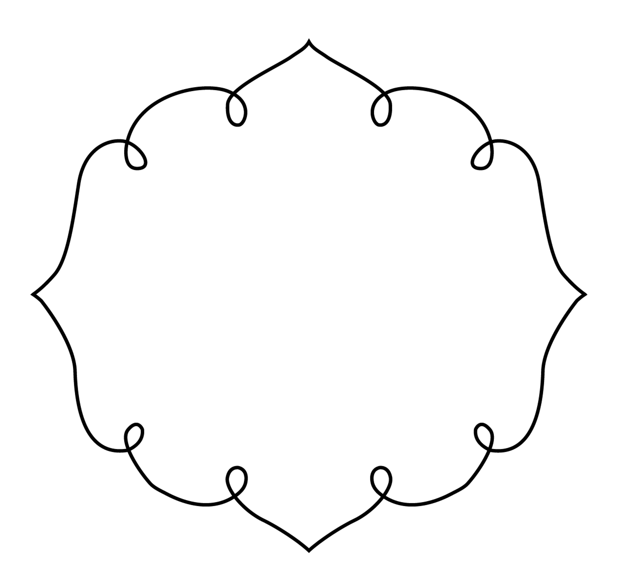 Curly Border