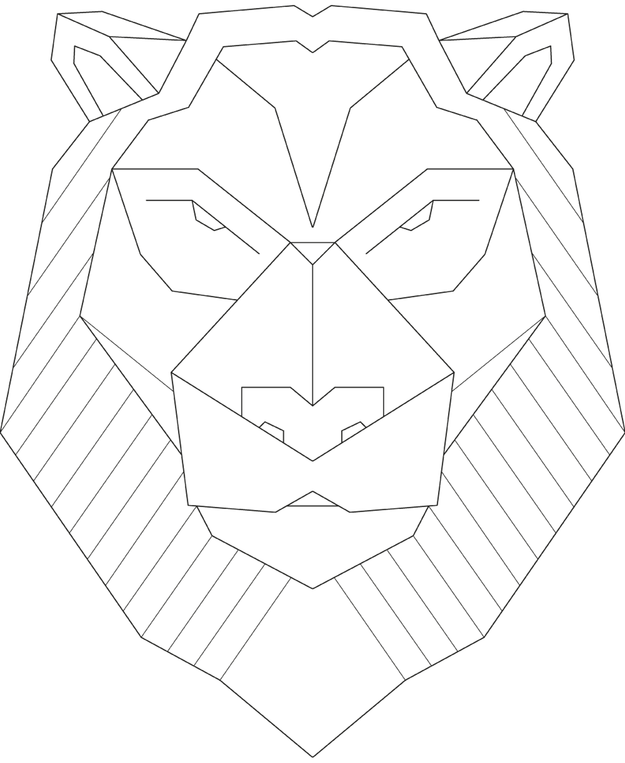 Geometric Lion