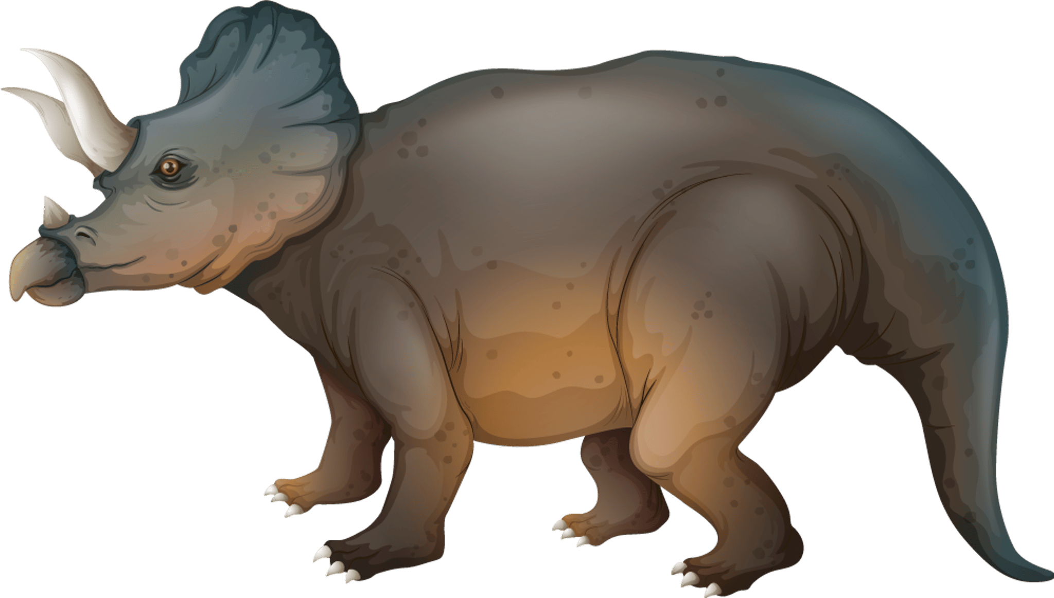 Realistic Triceratops Dinosaur