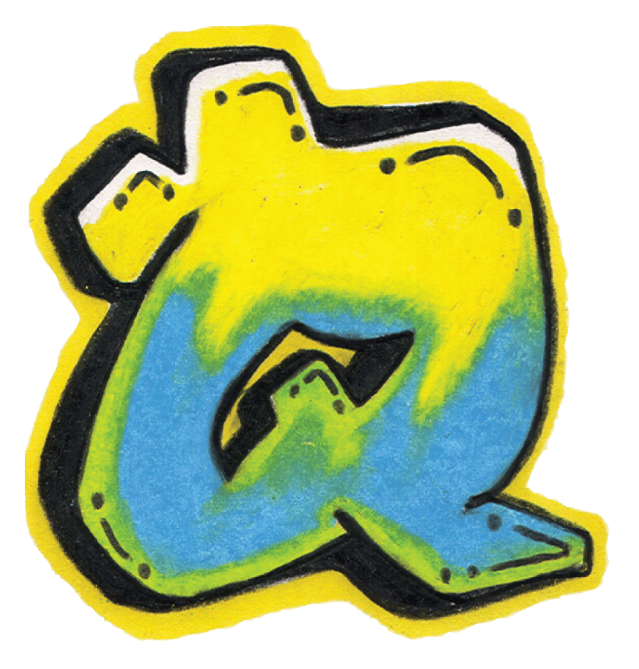 Graffiti Letter Q