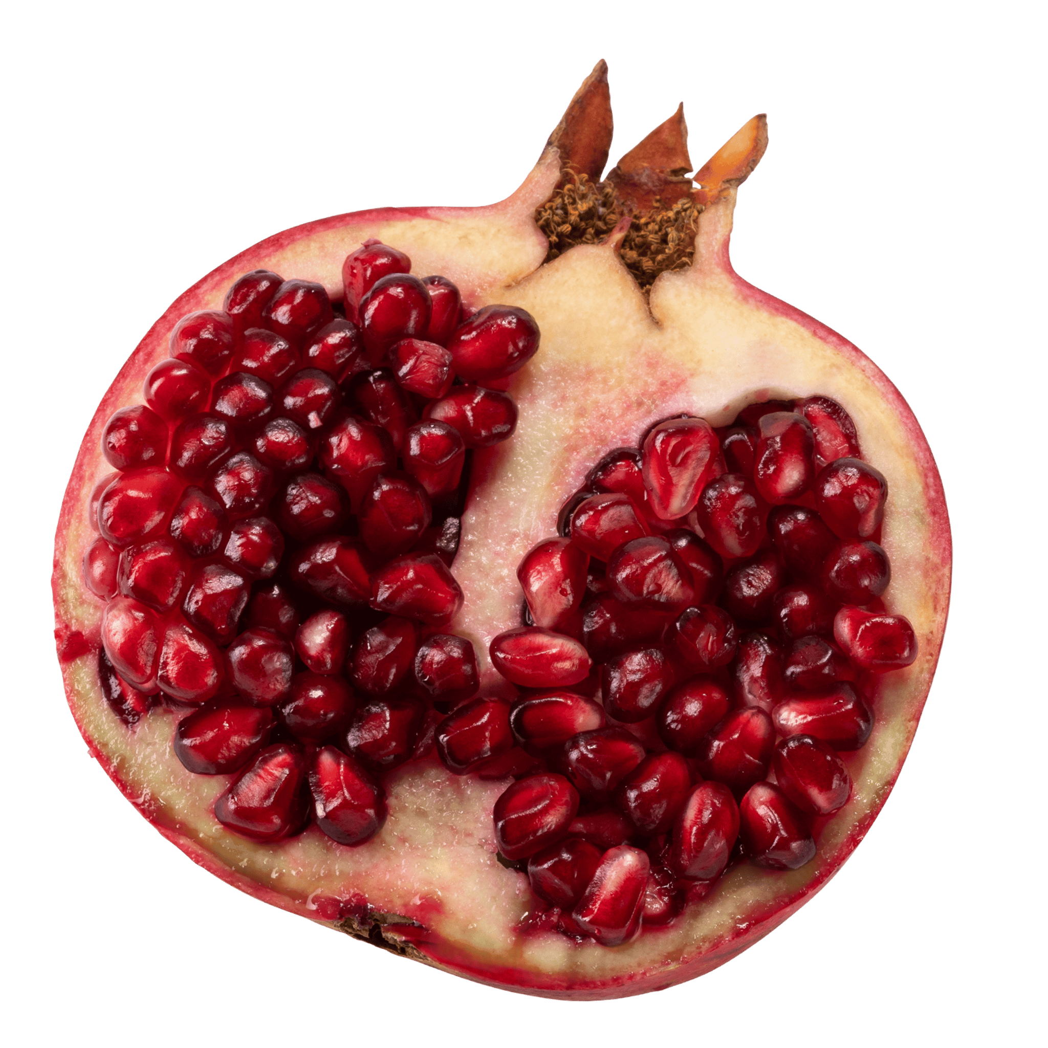 Pomegranate Halved