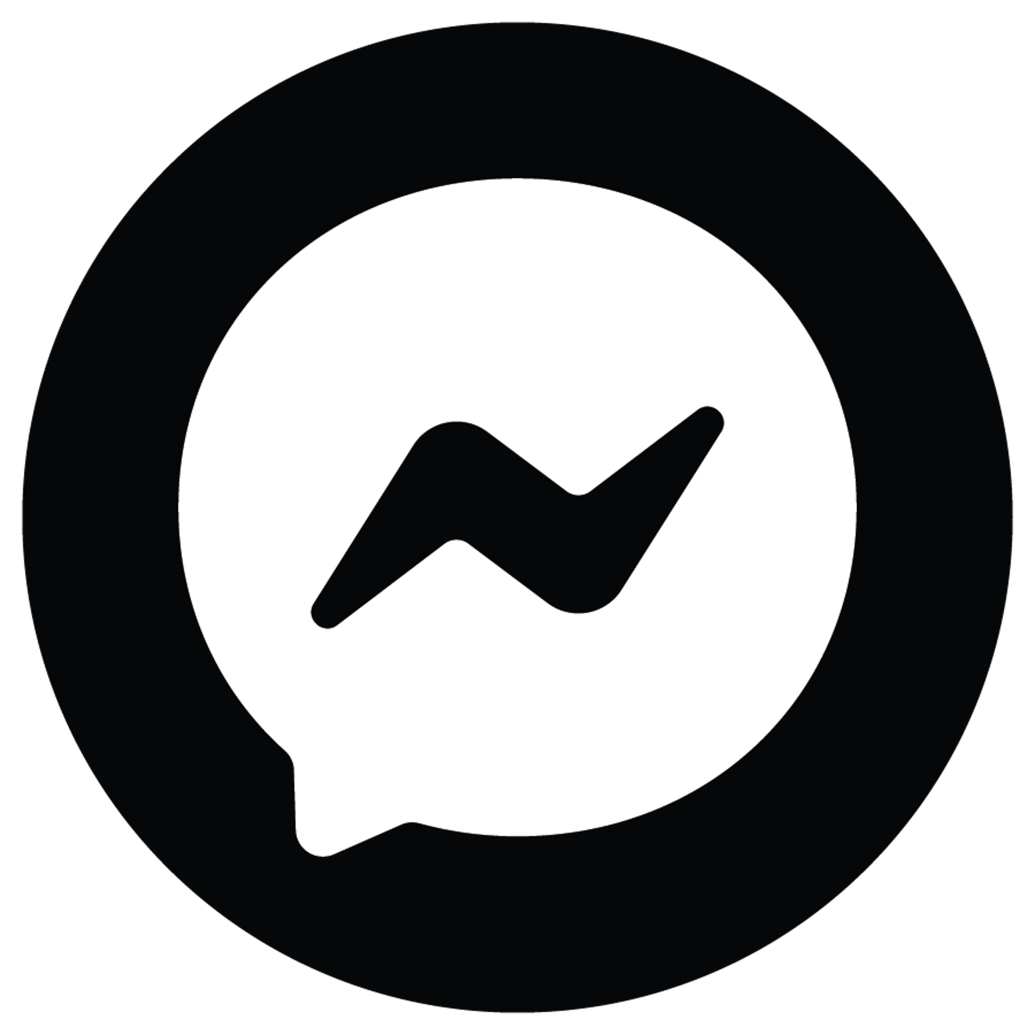 Messenger-Black Circle