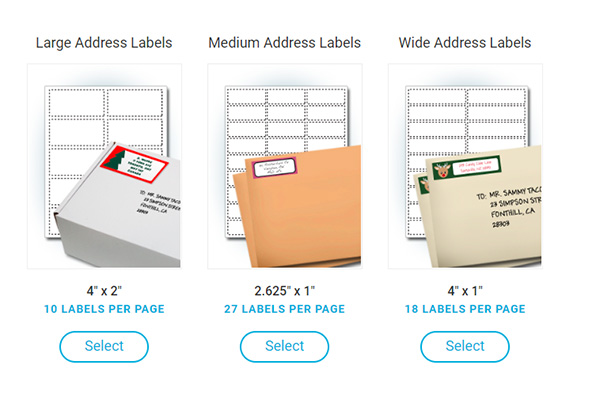 Example on how to choose label sizes