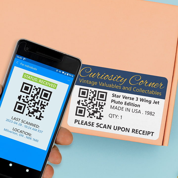 Custom QR Code Labels