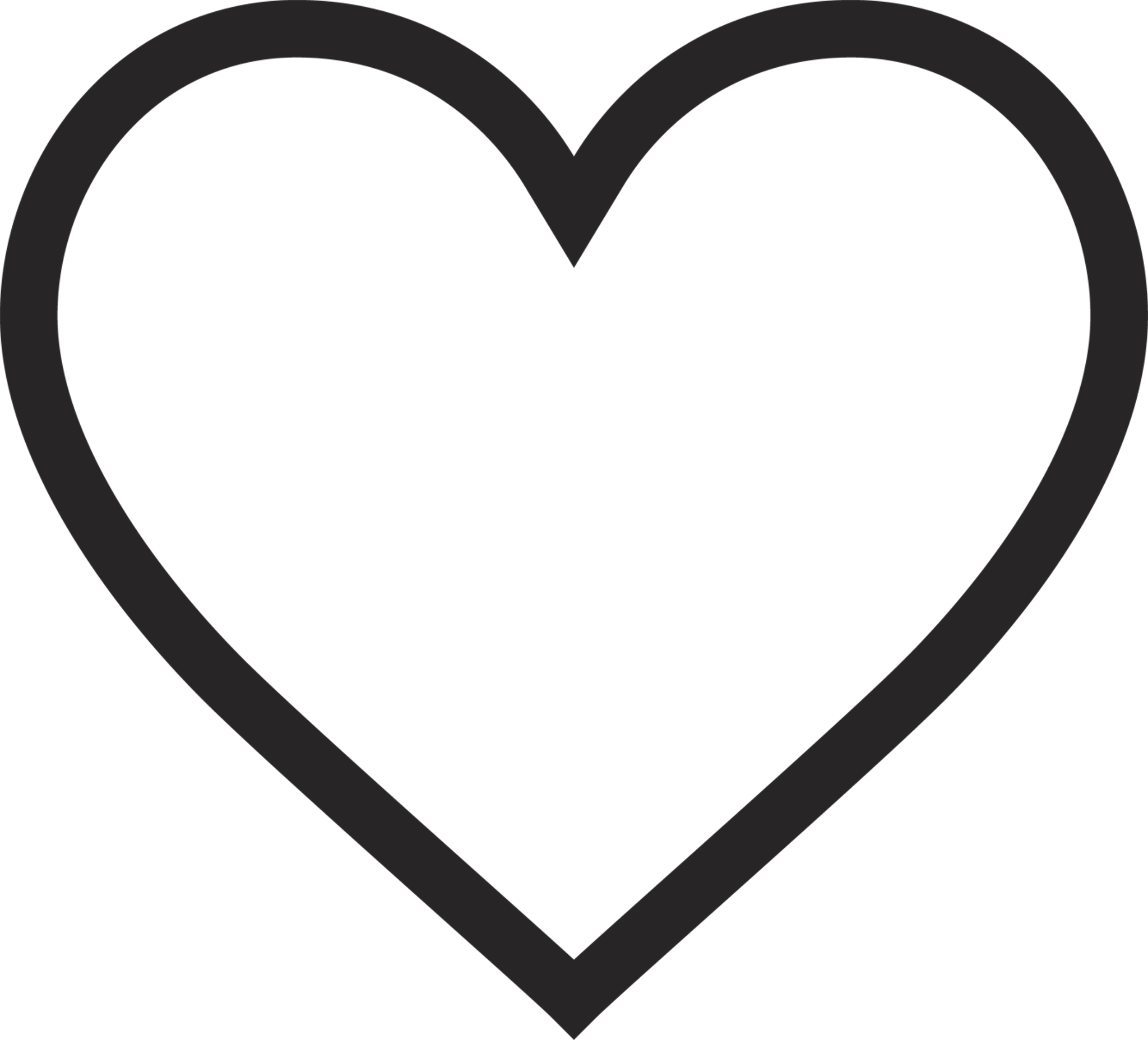 Heart Border Thick
