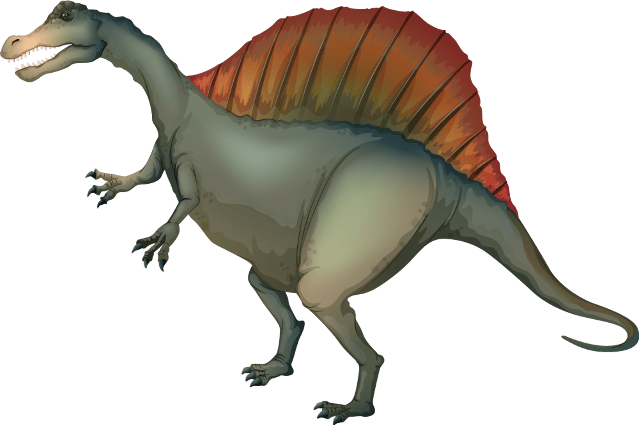 Realistic Spinosaurus Dinosaur