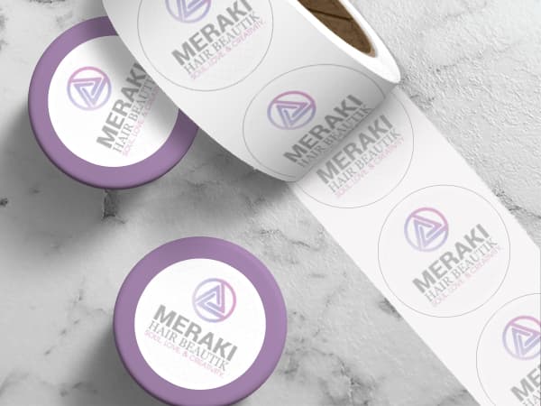 Eco-Safe Paper Roll Labels