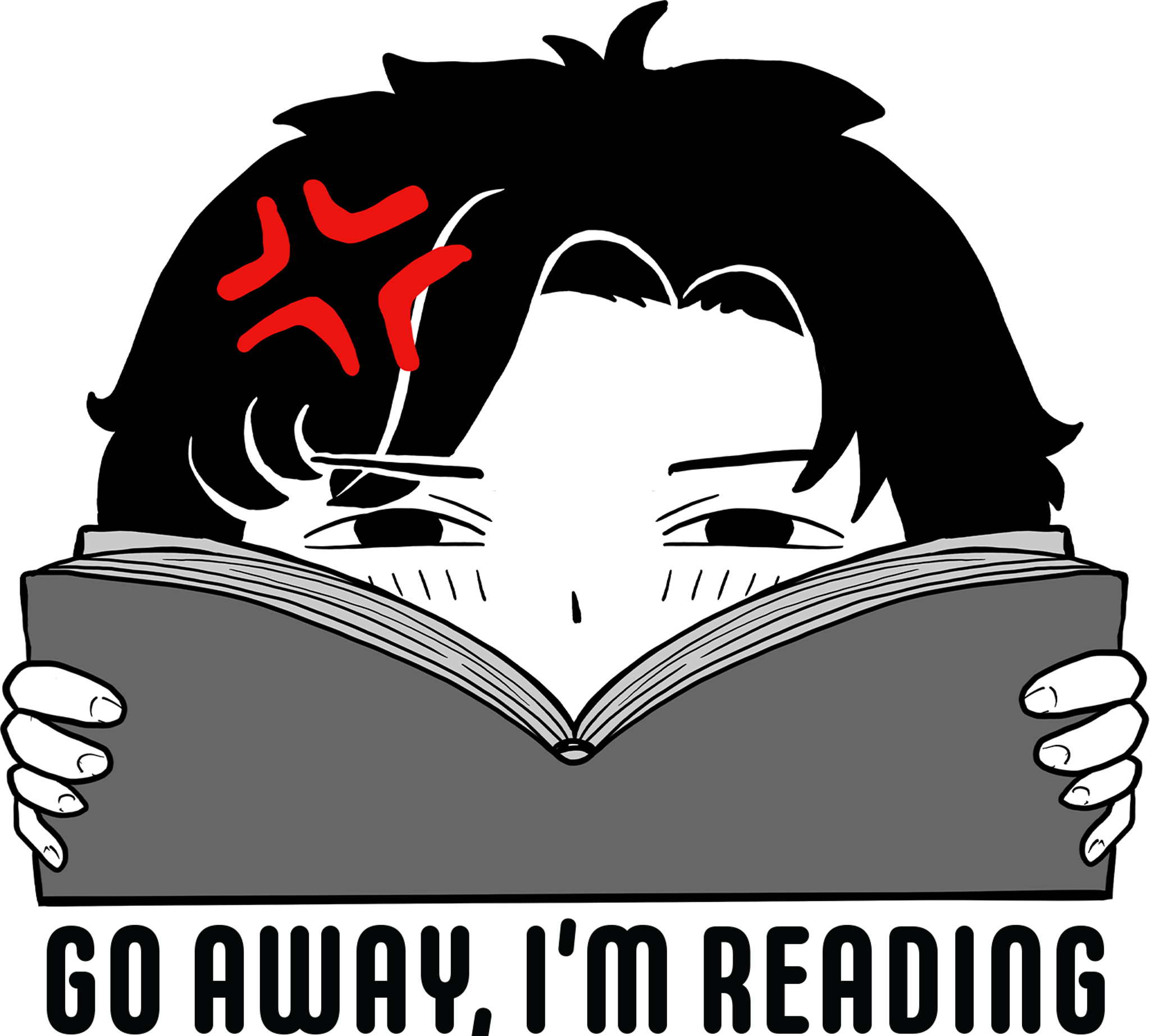 Go Away I'm Reading