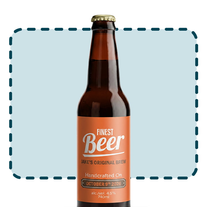 Beer Oval Labels 2.5" x 3
