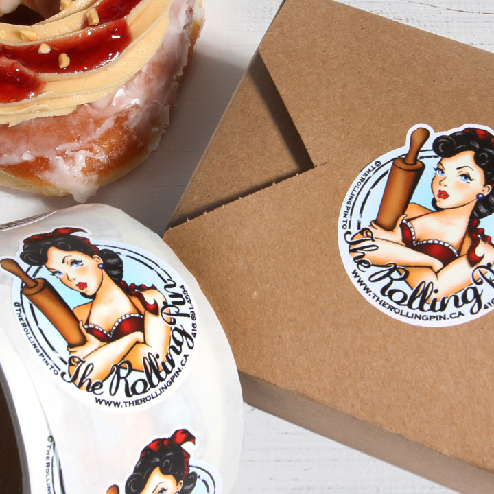 Custom Removable Paper Roll Labels