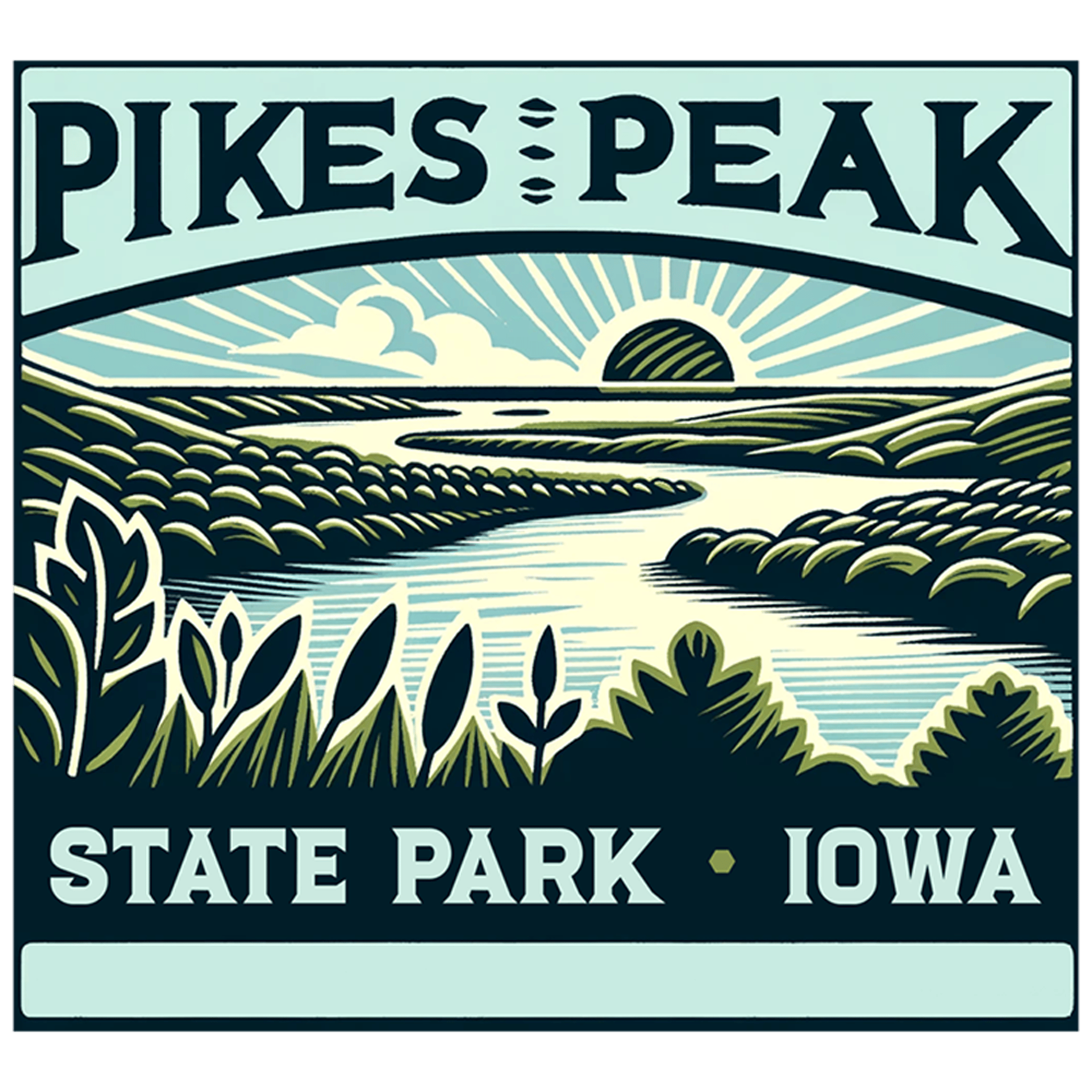 Iowa, Pikes Peak State Park
