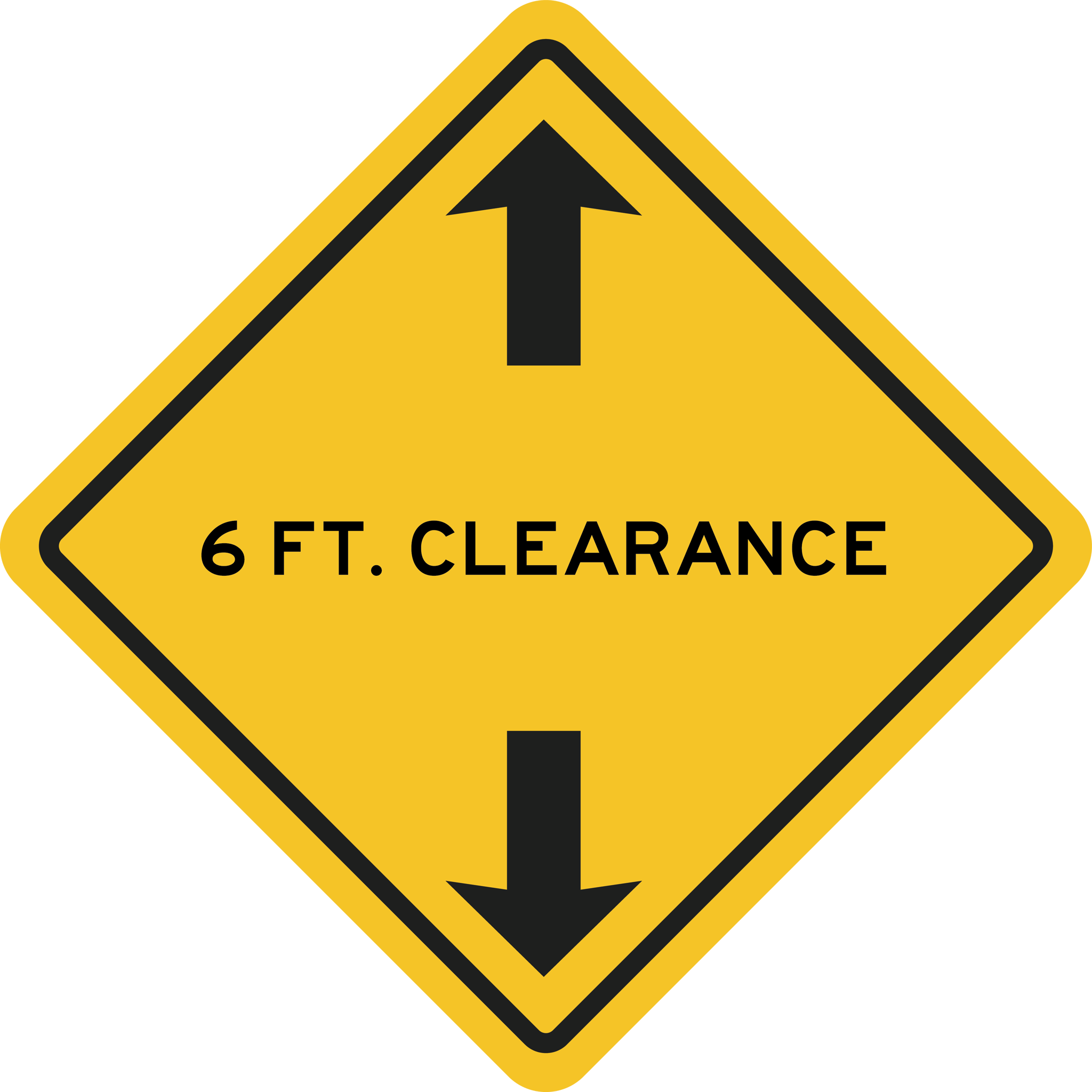 6 Feet Clearance