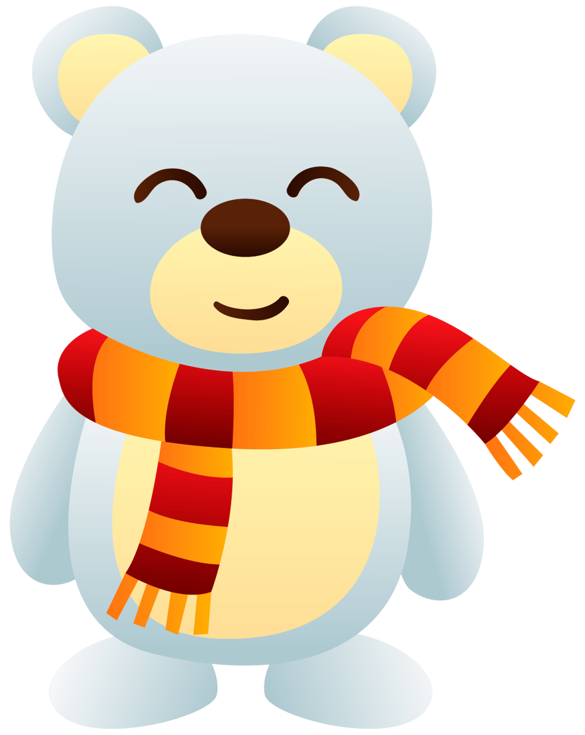 Christmas Scarf Polar Bear