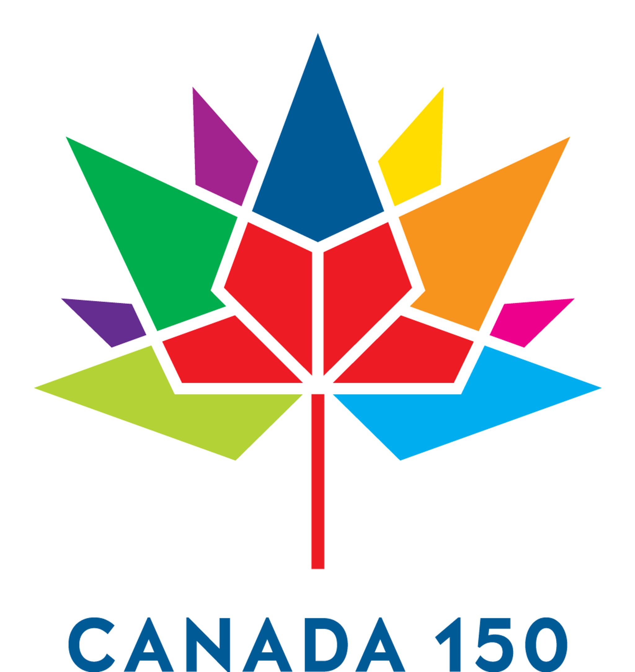Rainbow Canada 150 Logo