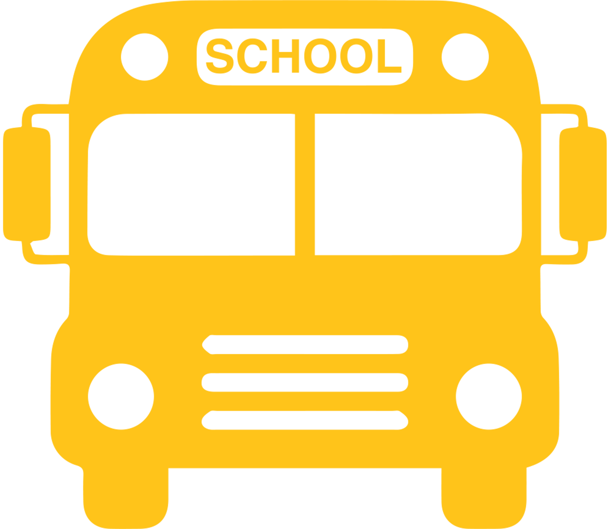 Yellow School Bus Front