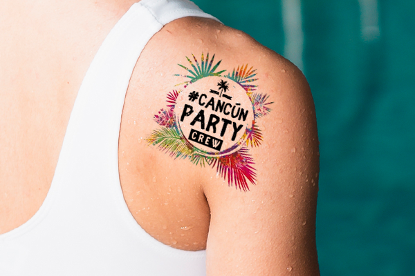 Surprise your squad with temp tats of your good times